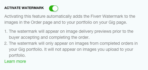 how to remove Fiverr watermark?