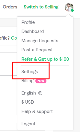 How to change Fiverr username?