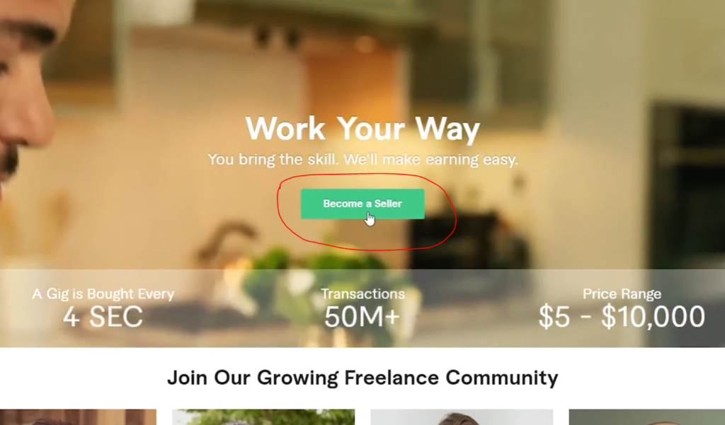 how to join fiverr as a freelancer