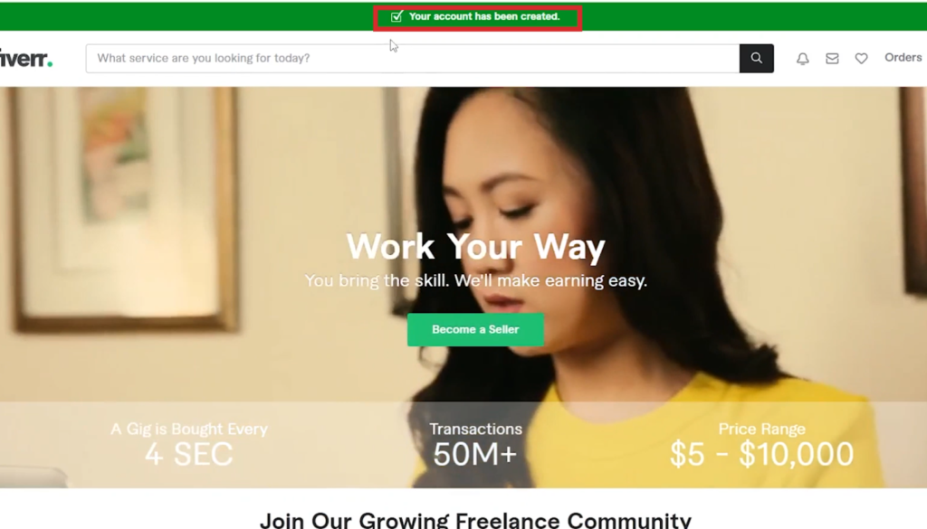 how to join fiverr as a freelancer