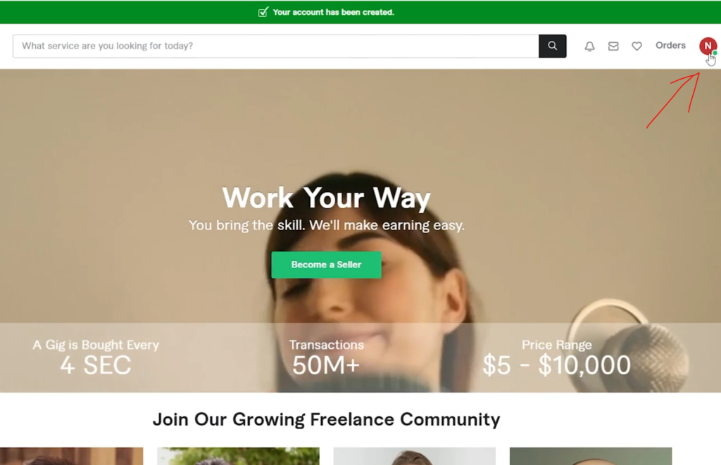 how to join fiverr as a freelancer