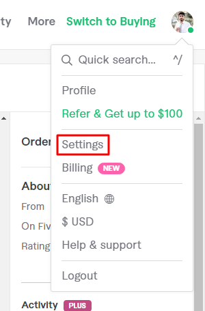 How to delete Fiverr account permanently?