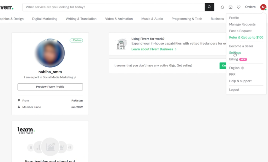 how to join fiverr as a freelancer