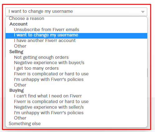 How to delete Fiverr account permanently?