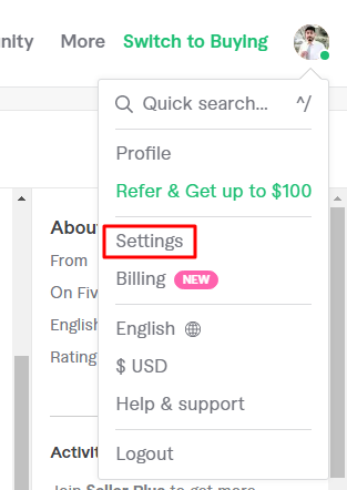 How to change fiverr name?