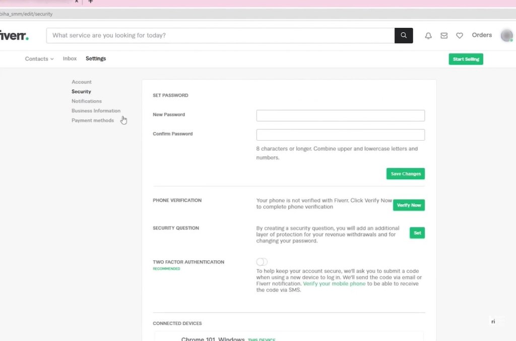 how to make a Fiverr account in Pakistan