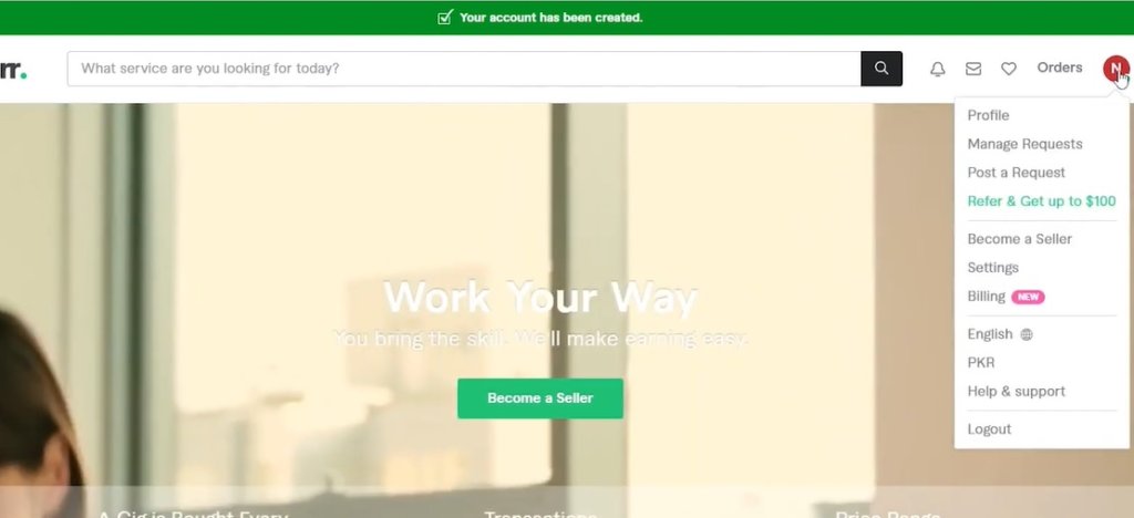 how to make a Fiverr account in Pakistan