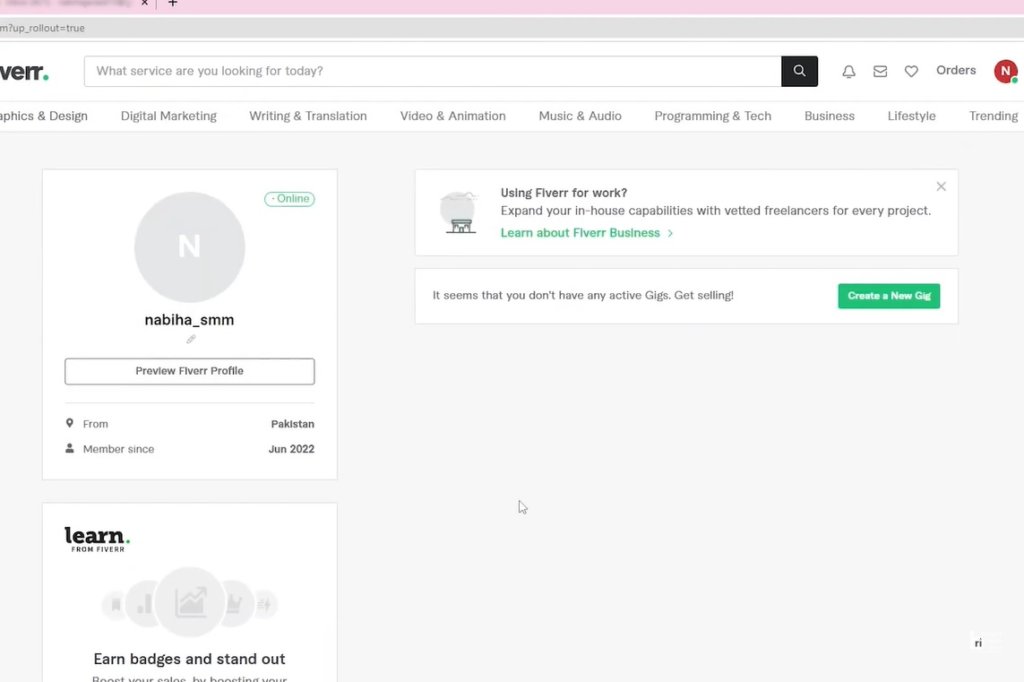 how to make a Fiverr account in Pakistan